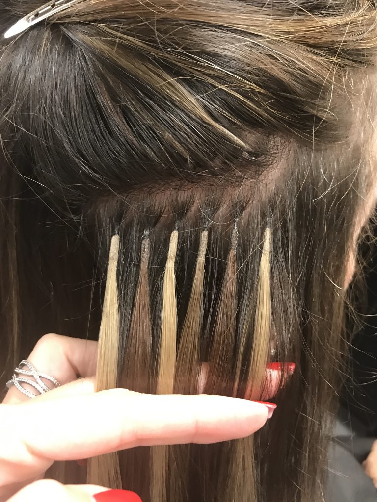 Extensiones de keratina