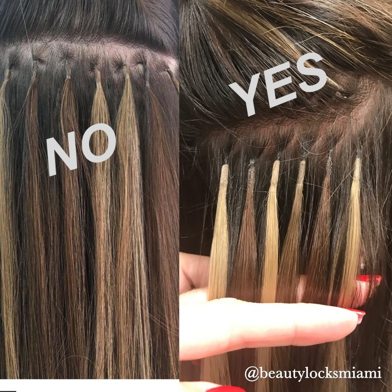 Correcta instalación de extensiones de keratina